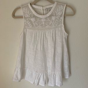 White Lucky Brand Tank